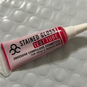 OCC Lip Tar Mini test tube in New wave (glassy neon pink) New vegan cruelty free
